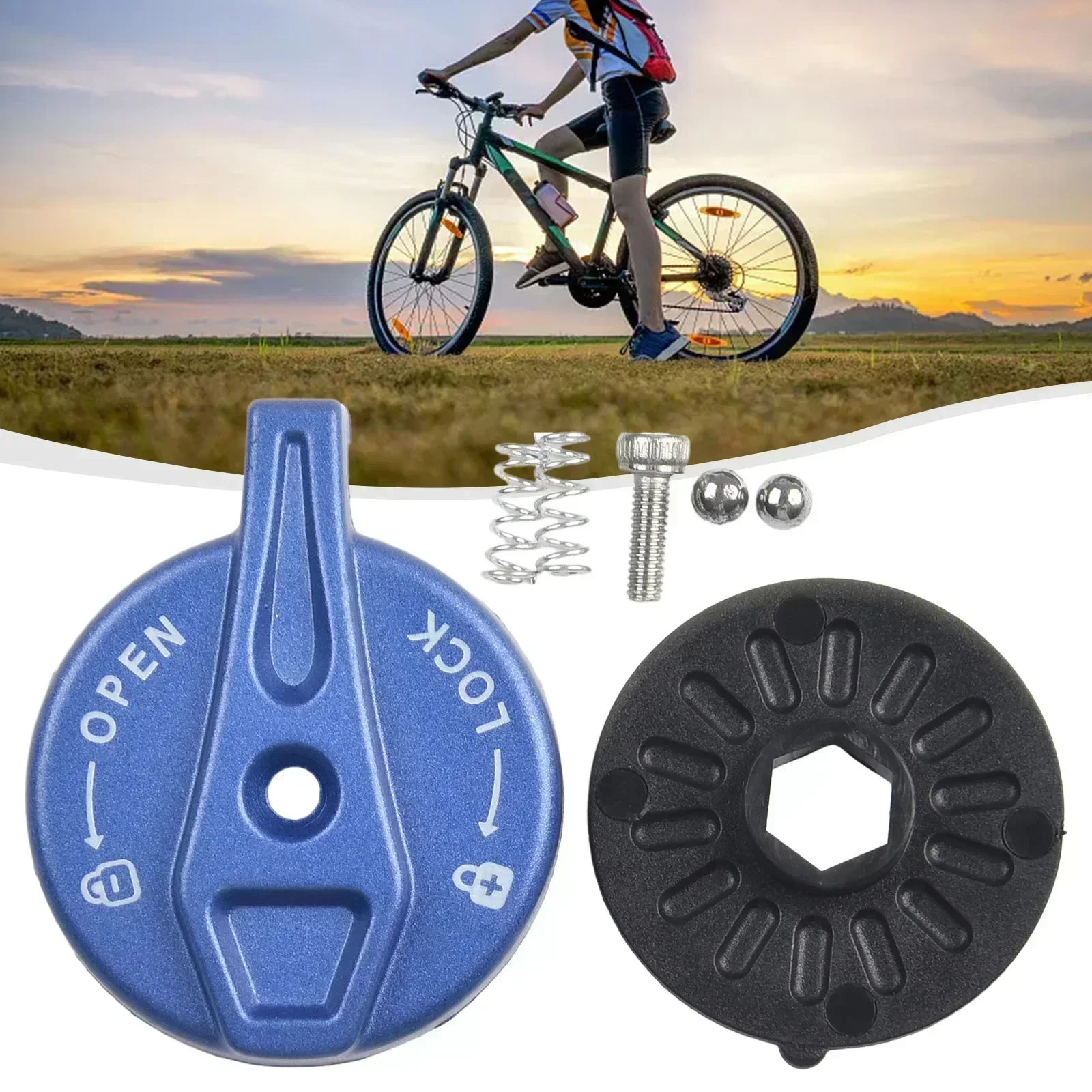 1 Set Bike Fork Remote Lock Out Switch Cap For SR Bicycle Front Fork Cover Bicycle Front Cover Replacement Parts