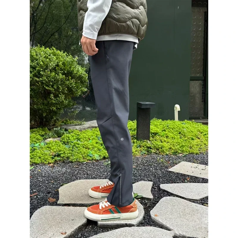 

Мужские уличные брюки-карго для альпинизма, осенне-зимние, водонепроницаемые, на молнии, прямого кроя, рабочие, функциональные