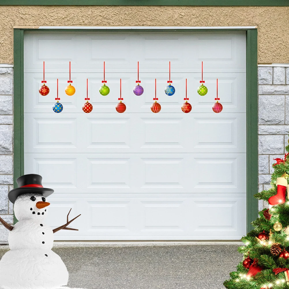 

Magnetic Colorful Ball Decoration Christmas Fridge Car Door Magnet Reusable Xmas Themed nament Practical Note Magnet