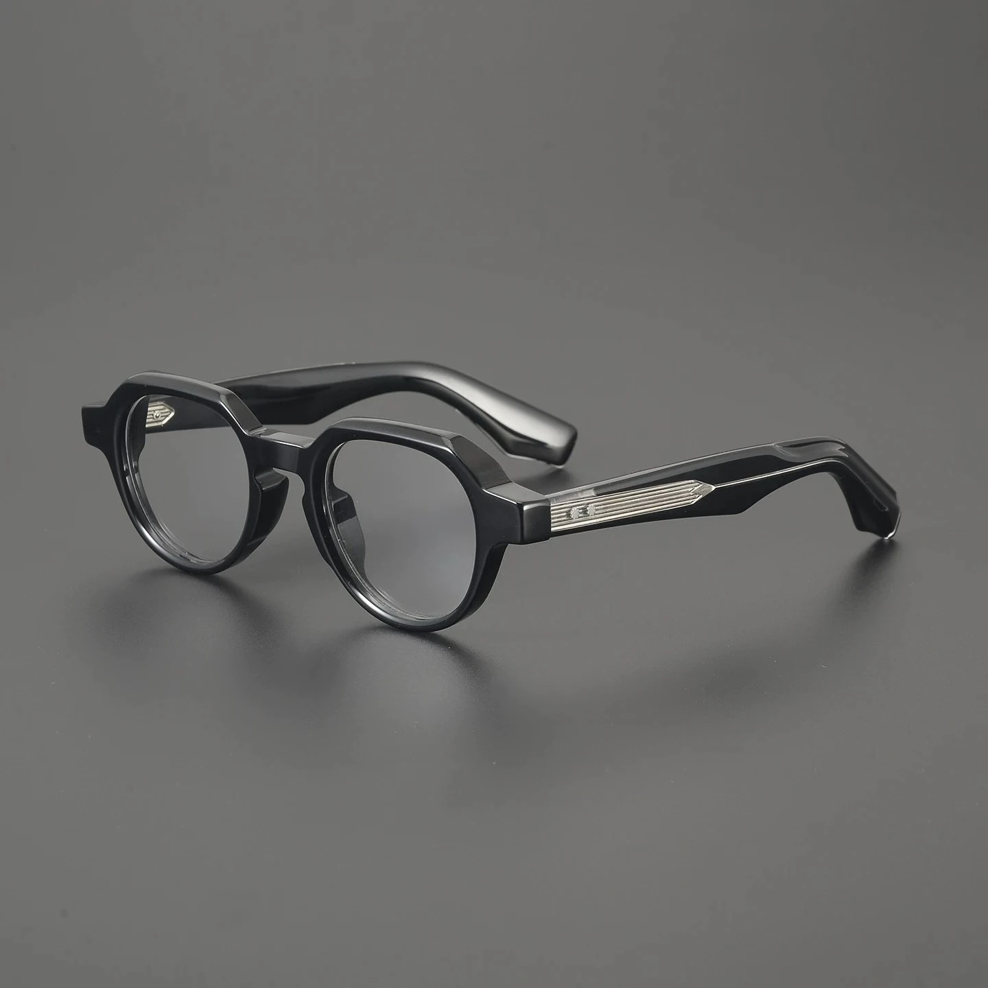 Trendy Premium Thick Acetate Retro Glasses Frame Men Myopia Reading Custom Lens Eyeglass Women Optical Prescription Eyewear
