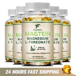 Magtein Capsules Magnesium L-Threonate Original Inventors Brain Formula, Improve Memory, Cognition, Stress Relief&Sleep Quality