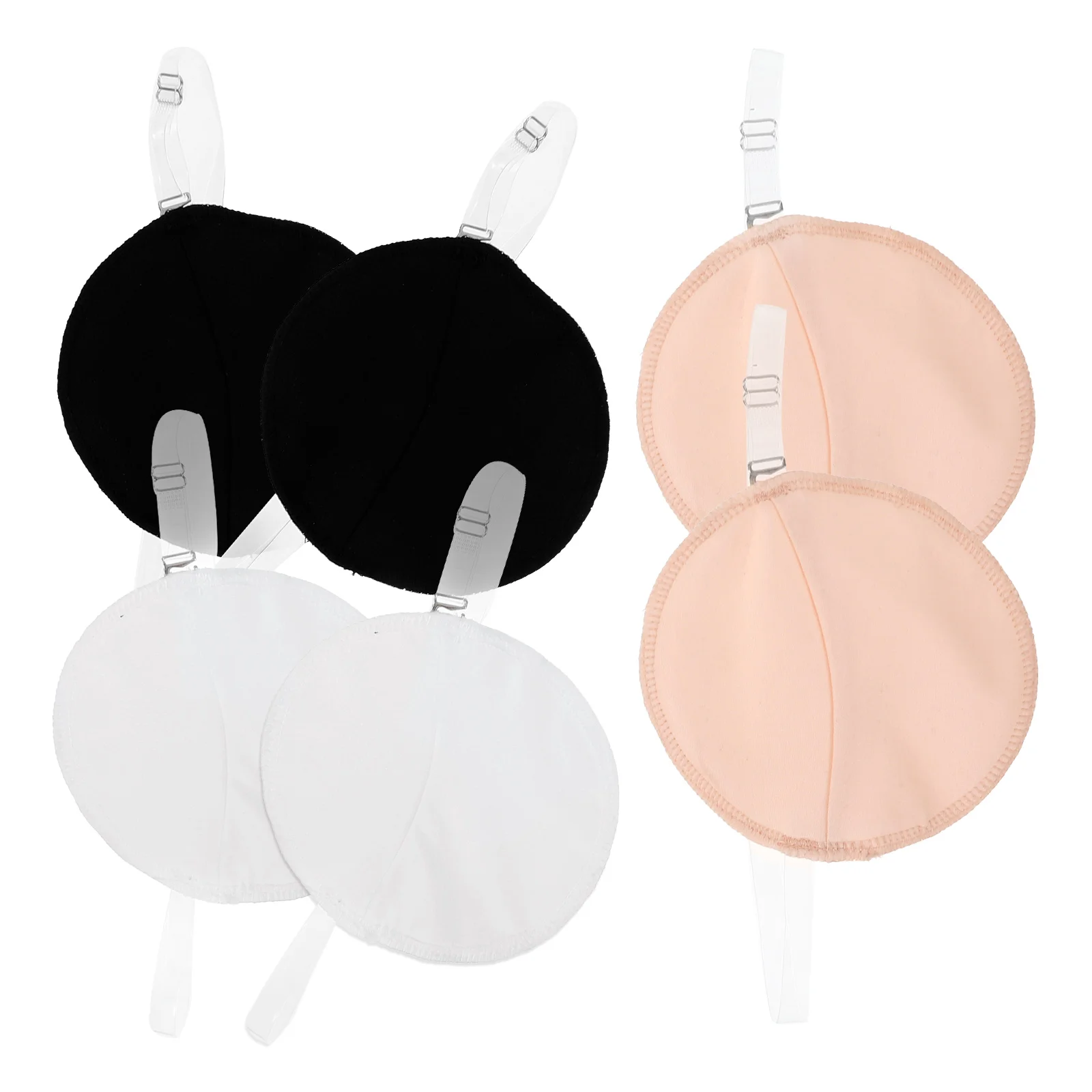 

3PairsArmpitPadsQuickDryingSweatAbsorbingBlackWhiteBeigeReusableWashableDurableDailyExerciseWorkAntiperspirantUnderarmProtectors