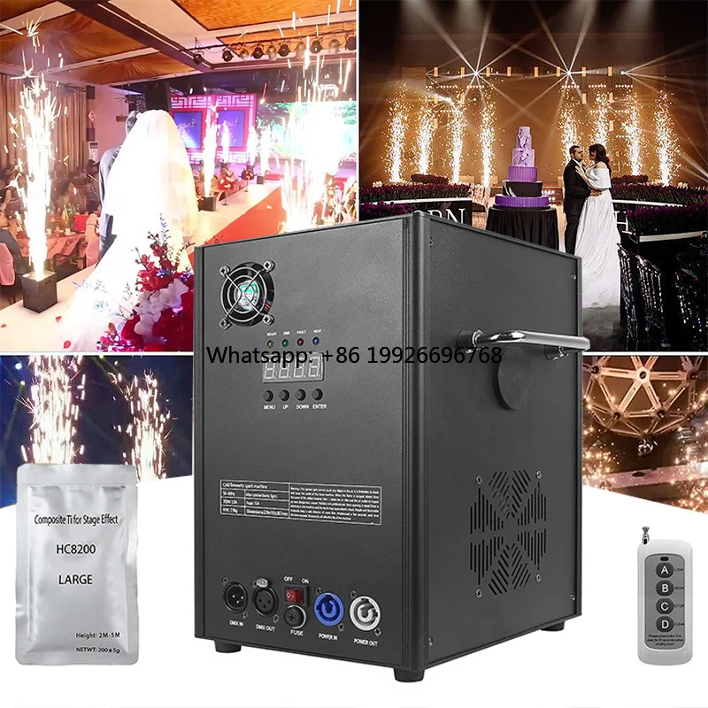 

700w Large Pyrotechnics Indoor Cold Spark Firework Machine Stage Effect Dmx Machine for Events Stage Effect Wedding