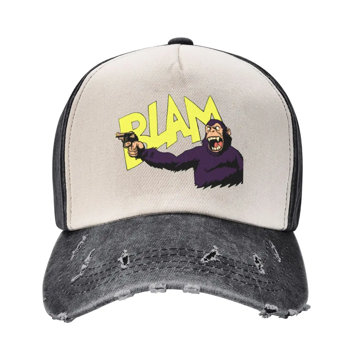 

BLAM! Hellboy Inspired Monkey Baseball Cap Brand Man cap New Hat fun hats Girl Men's