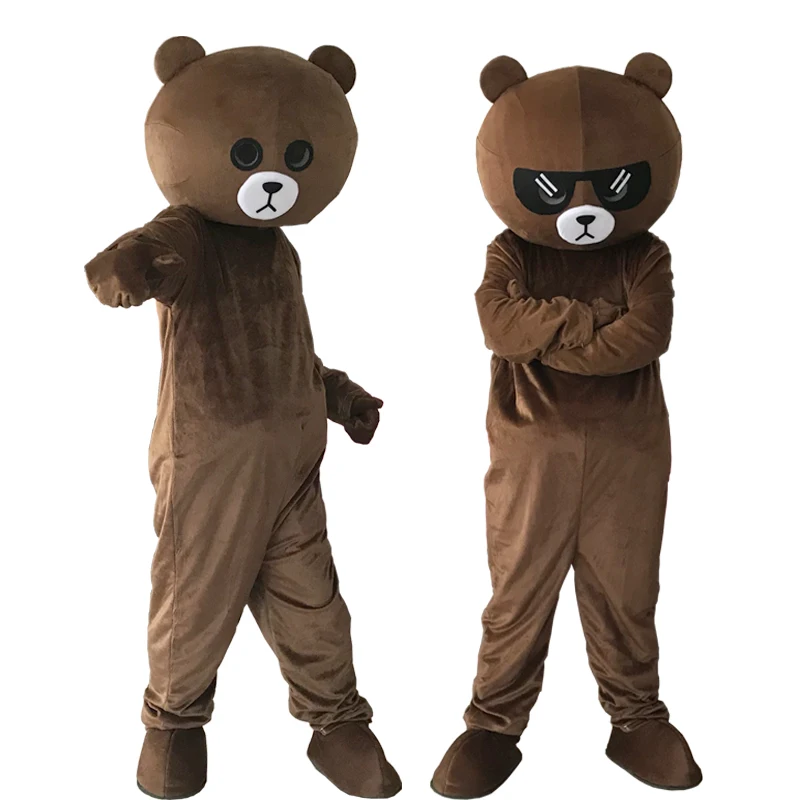 Teddy Bear Mascot Costume Suit Adult Cosplay Halloween Funny Party Game Dress Outfits Clothing Advertising Carnival Xmas Easter image 3