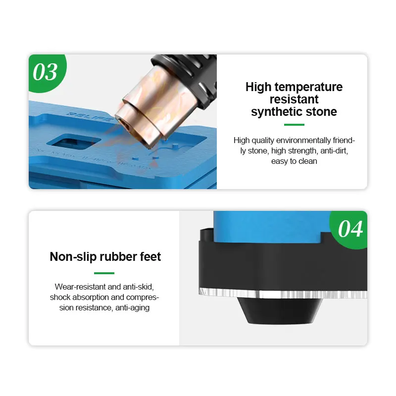 NEW RELIFE RL-601T 14-in-1 Mid-Tier Motherboard Repair Fixture Set  for IPX-13P Mid-tier Motherboard Repair