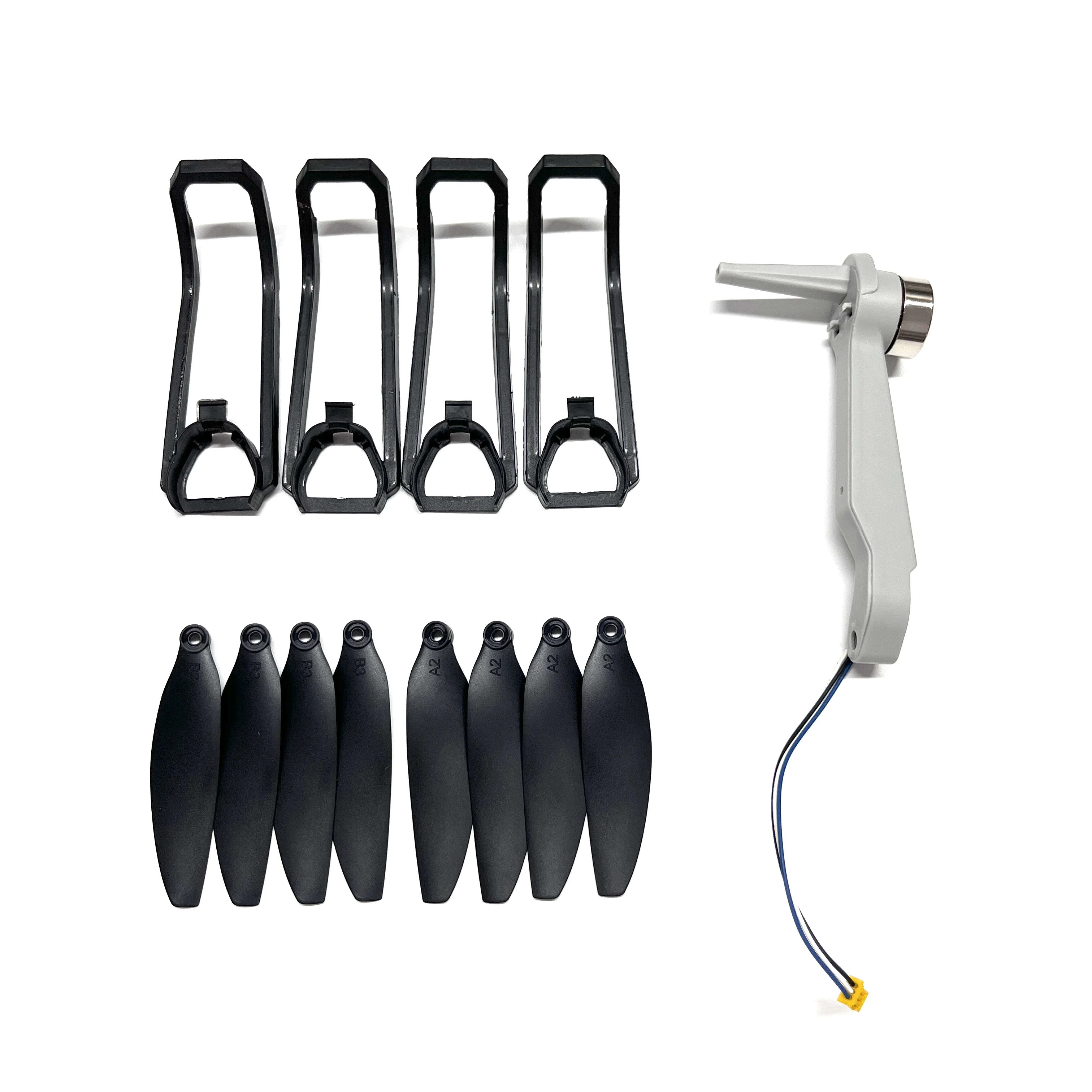 Braço Motor sem escova para RC Drone, Peças sobressalentes originais, Conjunto completo Braço Motor, Motor dobrável, Acessórios, E88 EVO, Novo