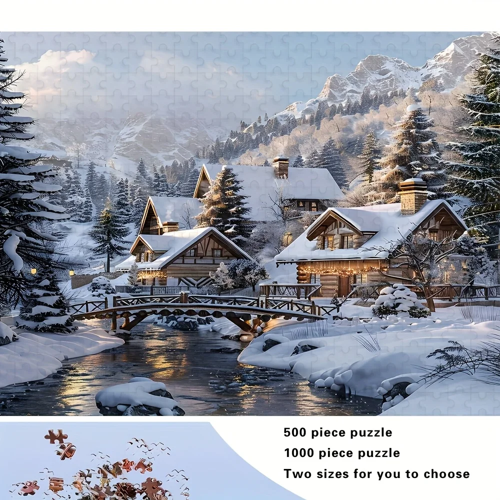 500/1000-teiliges Puzzle für Erwachsene, hochwertig, stressabbauendes, lustiges Familienspiel, perfekt für Geburtstage, Weihnachten, Halloween und Geschenke