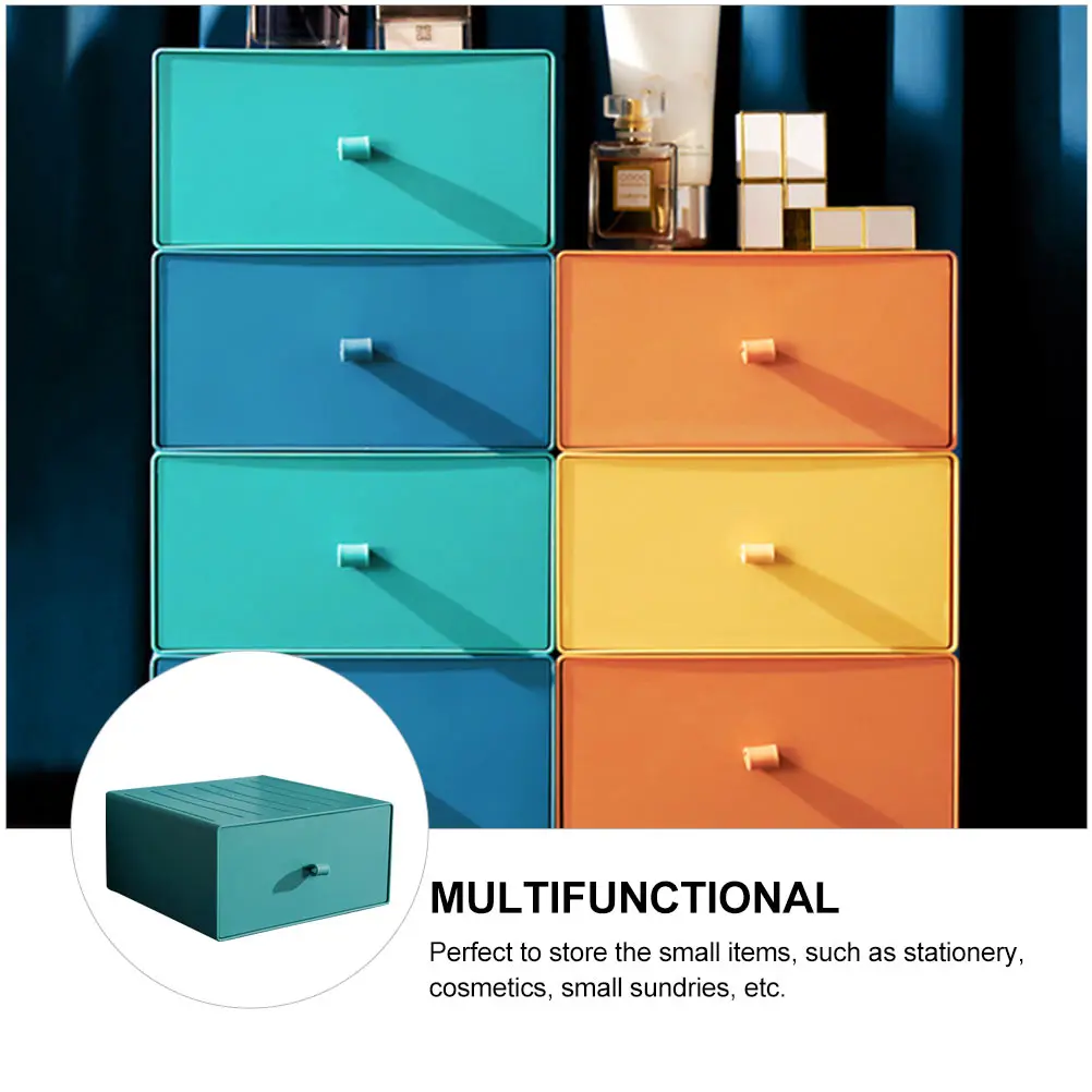 

Plastic Storage Box Drawer ganizer Compact Size Strong Load Bearing Capacity Perfect for Stationery Cosmetics Small Sundries