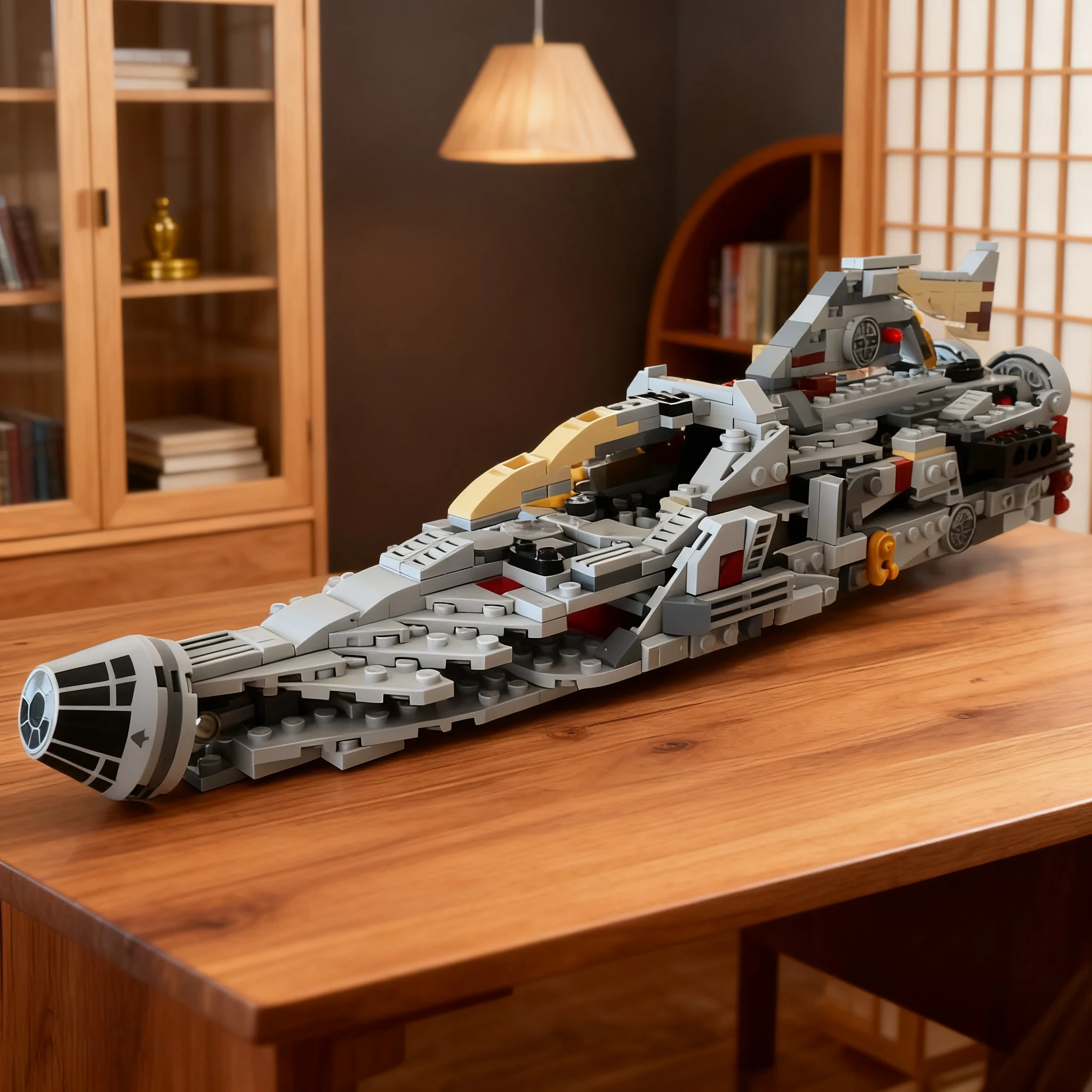 383pcs MOC Star Battle Silver Lightning Model Toy Building Blocks Architecture Christmas Gifts Craft Creative Brick Birthday