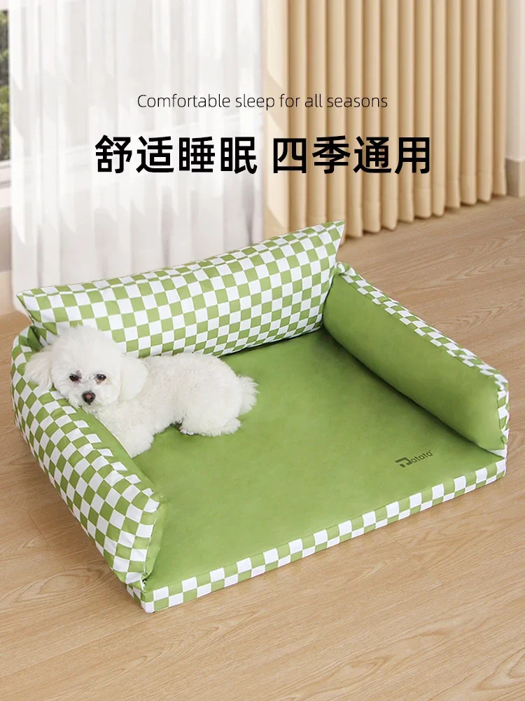 

Dog kennel can be disassembled and washed all the year round. Cat kennel pets Teddy dogs sleep with dog mats, pet sofas