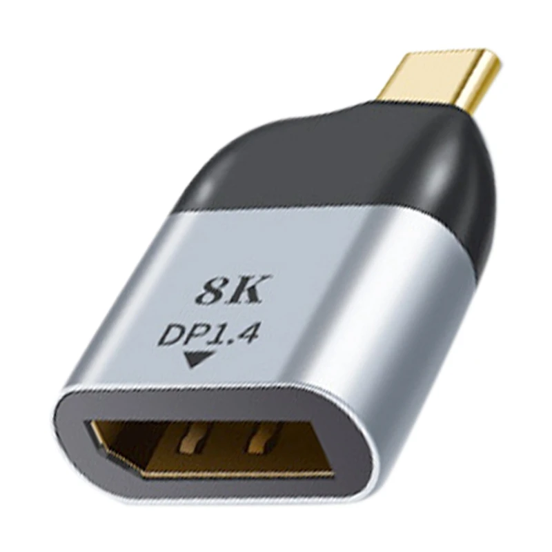 Usb C to DP Adapter Usb Type C DP Kabel 8K 60HZ Converter for 2018/2017/2016 MacBook Pro MacBook Type C Naar DP