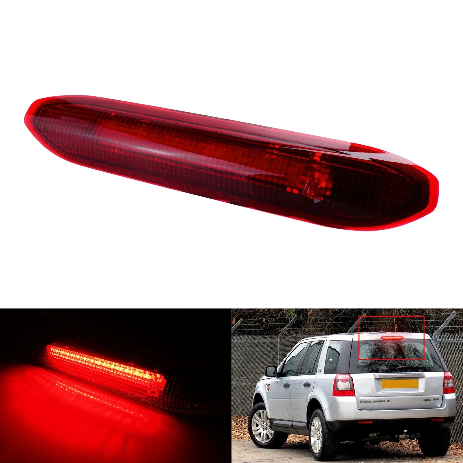 High Mount Level Third 3rd Brake Stop LED Red Light For 06-14 Land Rover Freelander 2 L359