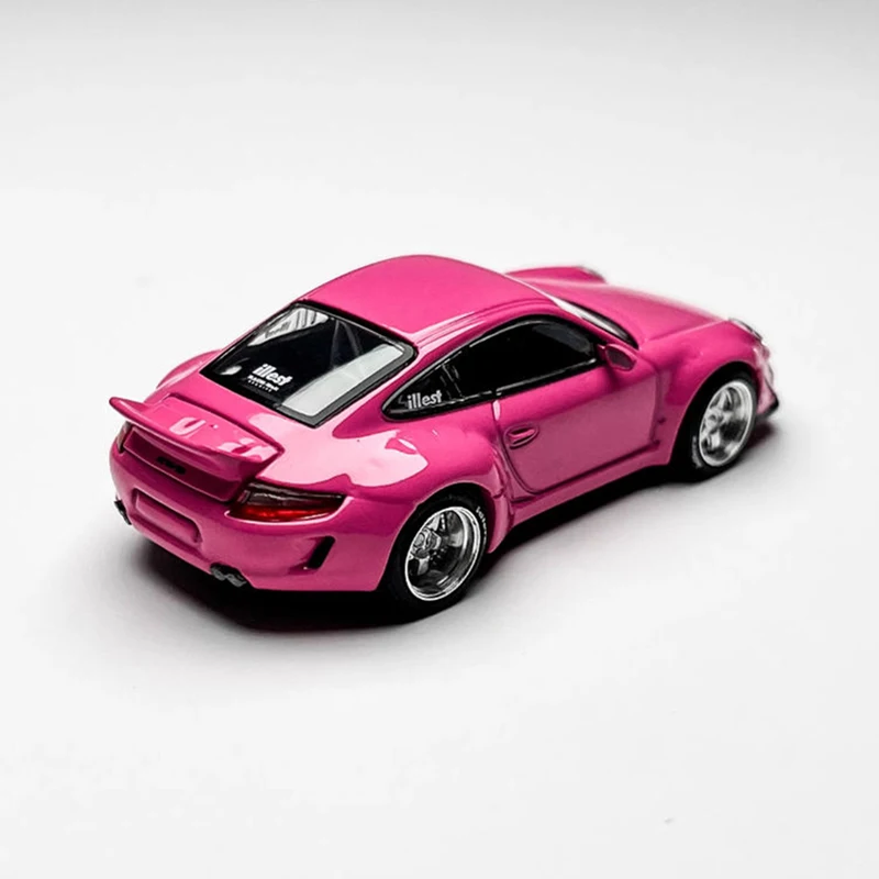 POPRACE 1:64 Schaal 911 RWB 997 Legering Simulatie Auto Model Collectie Display Ornament Speelgoed Cadeau