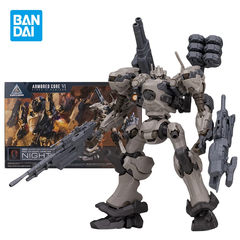 Bandai 30MM Nightfall Raven Action Figure ARMORED CORE Ⅵ FIRES OF RUBICON Plastic Model Kit