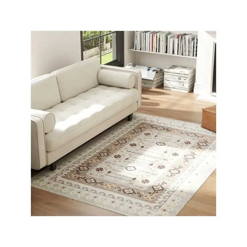 

Soft Area Rug for Living Room - Plush Indoor Carpet, Non-Slip Mat, Modern Design, Various Sizes Available