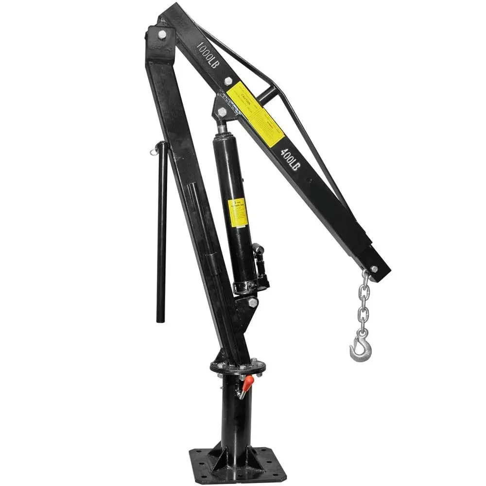 Elevate Outdoor S-Crane-1000 Pickup Truck Bed Hoist Jib Crane - 1,000 Lb Cap