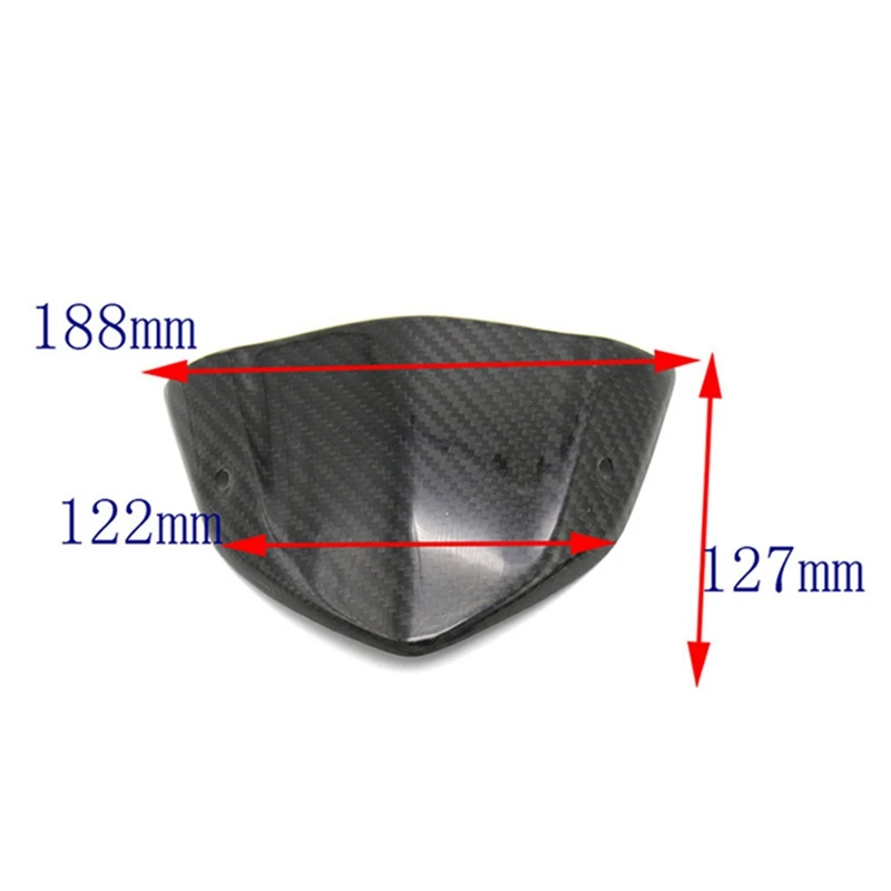 Motorcycle Headlight Wind Deflector Carbon Fiber For Kawasaki Z100 2014-2021 Decorative Small Panel Moto Parts