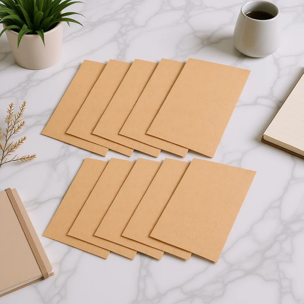 

10 шт. папок для документов формата А4, органайзер для бумаг, одинарный слот, крафт-материал, прочная застежка, для дома, офиса, школы