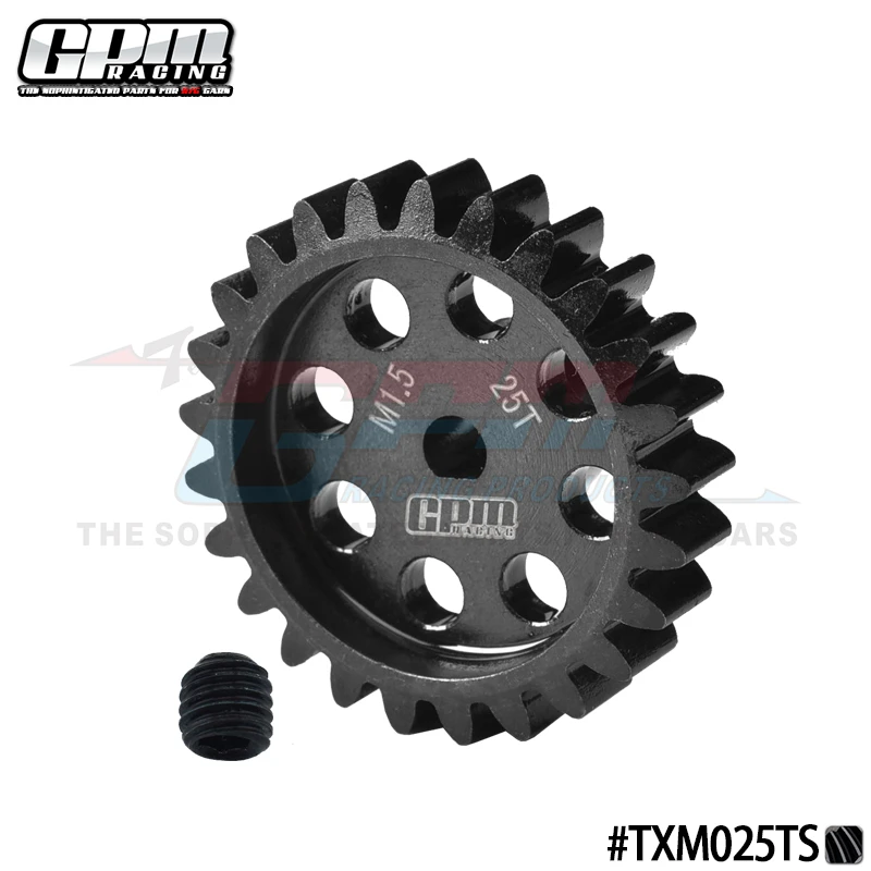 

GPM 40Cr Steel Motor Gear 25T For TRAXXAS 1/5 X-MAXX 6S/8S MONSTER TRUCK