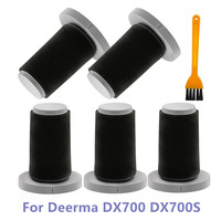 5PCS Washable HEPA Filters For Deerma DX700 DX700S Vacuum Cleaner Filters