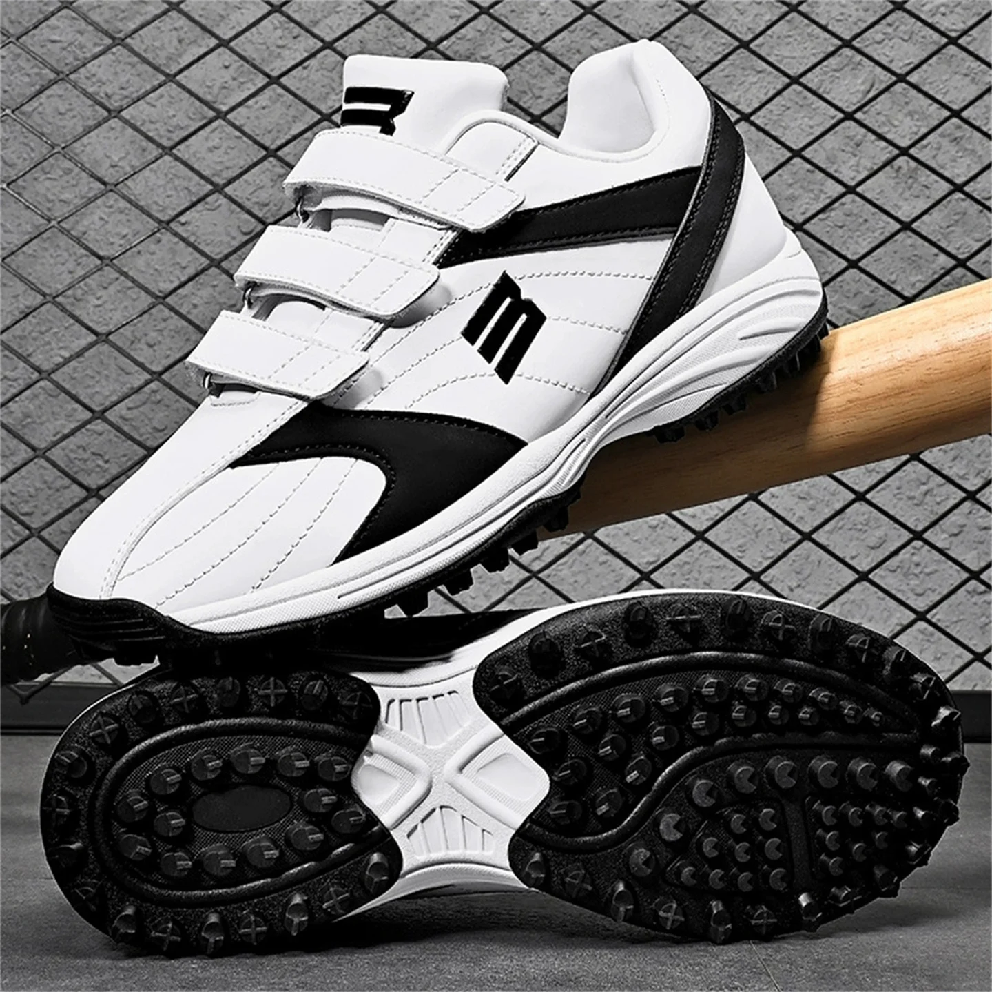 Professional Baseball/Softball Cleats Sneakers, Rebound Cushioning, Anti-Slip & Wear-Resistant Sole, Unisex Daily Training Shoes
