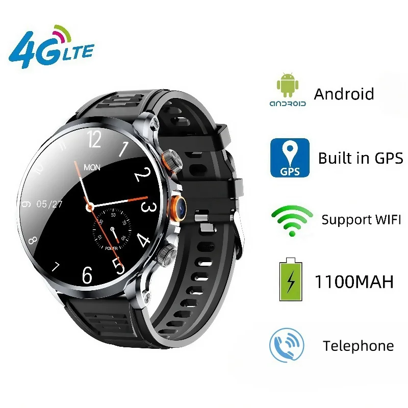 

Новые умные часы H18 Pro 2025 года, мужские и женские умные часы с GPS, Wi-Fi, 5G, вращающаяся камера, NFC-приложение, загрузка 256 ГБ памяти