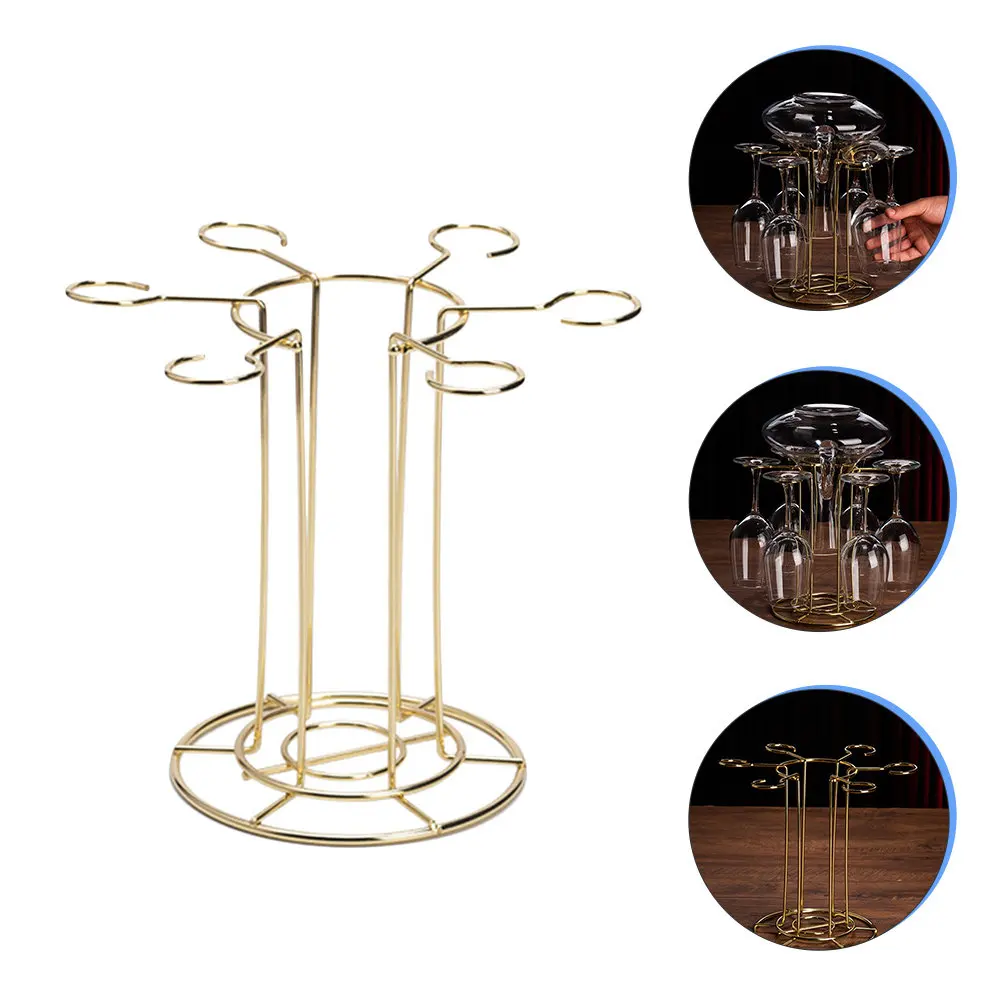 

Подставка для бокалов из красного вина, сверхпрочная железная подставка для винных бокалов, компактный органайзер для хранения бокалов, подставка-витрина для барных бокалов для дома
