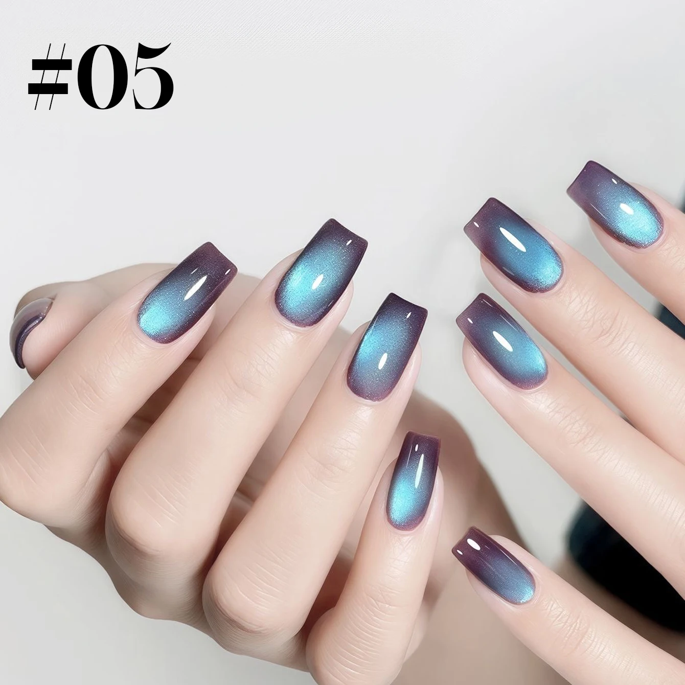 MIANEL 10ML 1-8 stücke Bululan Lila Serie Cat Eye Gel Nagellack Glas Perlen Nägel Rosa Nägel für Weihnachten Nägel Grüne Nägel