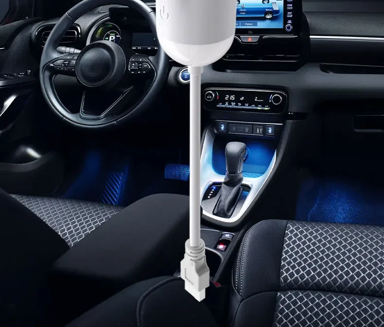 USB-Sternenhimmel-Projektorlicht, Winkelverstellbares Auto-Ambientelicht, Dekoratives Licht für Schlafzimmer, Wohnzimmer und Auto-Innenräume – Detail 2