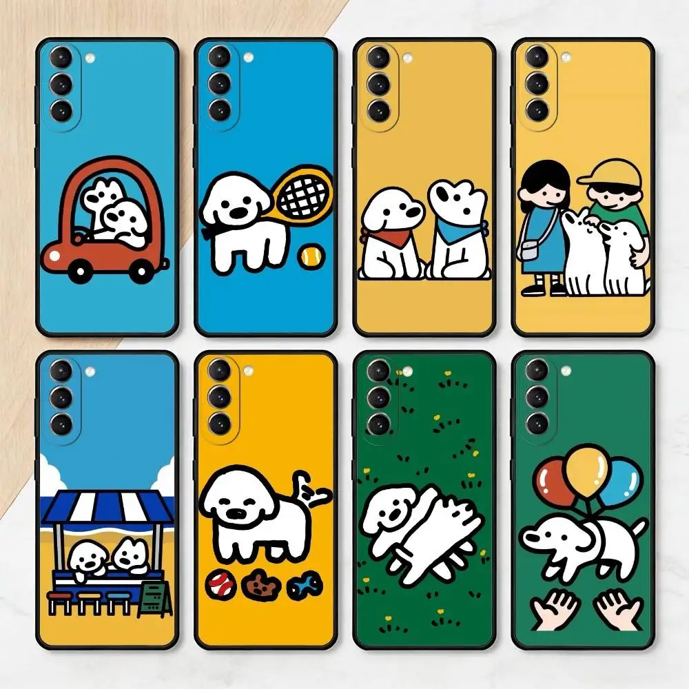 Cute M-Matsui Art  Phone Case For Samsung S26,S25,S24,S23,S22,S21,S30,Ultra,Plus,Fe,Lite,Note,10,Black Cover