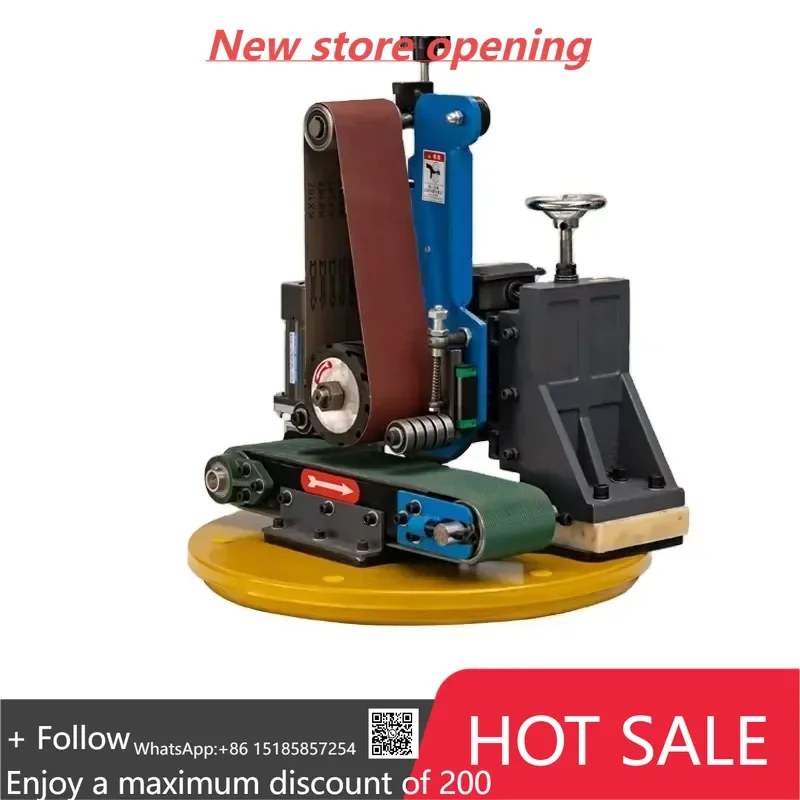 

150MM Automatic Metal Deburring Wood Sander New Grinding Machine with Motor Engine Bearing Gear Polishing Manufacturing Plant