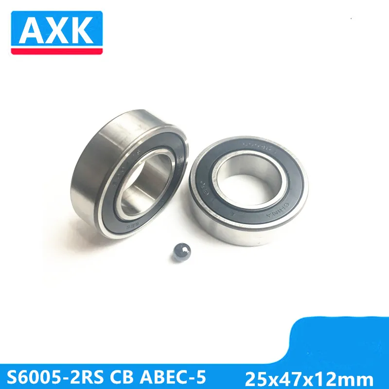 

Axk S6005-2rs Stainless Steel 440c Hybrid Ceramic Deep Groove Ball Bearing 25x47x12mm S6005-2rs Cb Abec-5