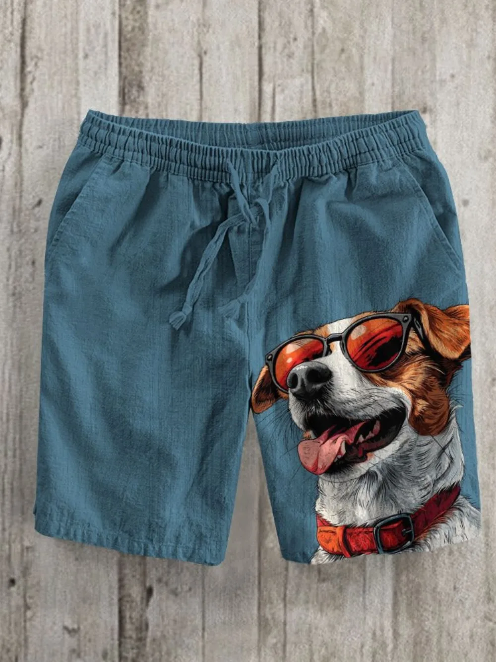 Love Puppy Cute Dogs Urban Style Shorts Summer Cool Chic Cartoon Animal Beachwear Men Streetwear Unisex Couple Casual Clothing