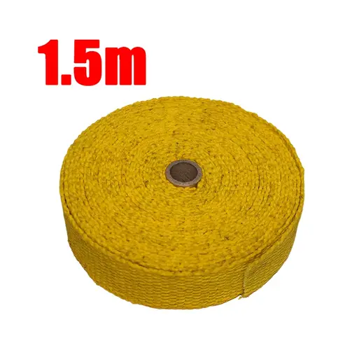 1.5M Roll Fiberglass Heat Shield Motorcycle Exhaust Thermal Tape Header Pipe Heat Wrap Tape Thermal Protection Moto Accessories - Image 10