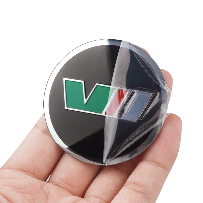 4 Stück 56MM Auto Aluminium Logo Radnabenkappen Aufkleber für Skoda Octavia A5 3 2 VRS Vision Kodiaq Rapid Fabia VII Superb RS – Detail 6
