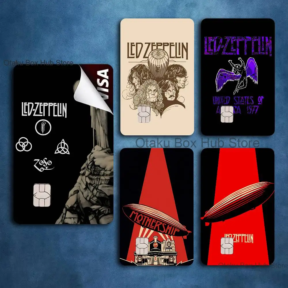 

L-LedS Z-ZeppelinS Credit Debit Bus campus Access Card Cool Decoration Waterproof Scratch Resistant Stickers