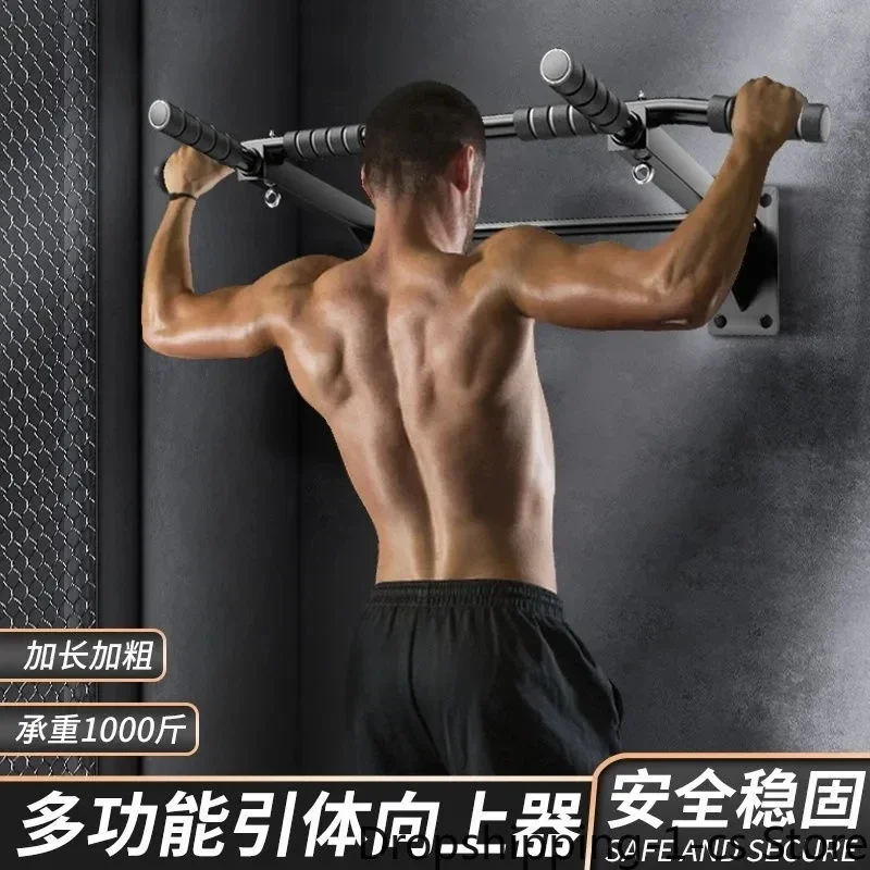 Wall Mounted Horizontal Bars With Wide Anti-slip Pad Home Gym Workout Chin Up Pull Up Training Bar Sport Fitness Equipment