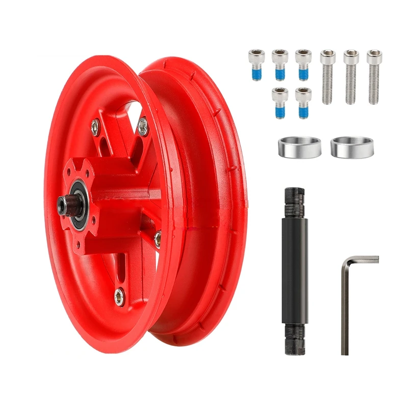 

For Pro/Pro2 8.5Inch Electric Scooter Split Wheel Hub Aluminum Alloy Rear Wheel Rims Solid Tire Scooter