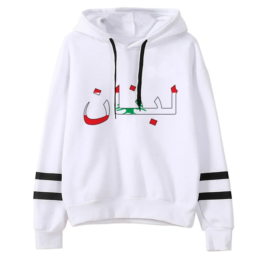 Lebanon hoodie trendy harajuku clothes for teens Y2K winter women tracksuits pullover comfortable comic modern style elegant