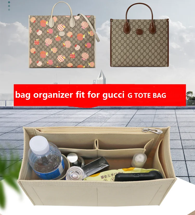 

【Only Sale Inner Bag】Bag Organizer Insert For Gucci Tote Bag With Interlocking G Organiser Divider Shaper Protector Compartment