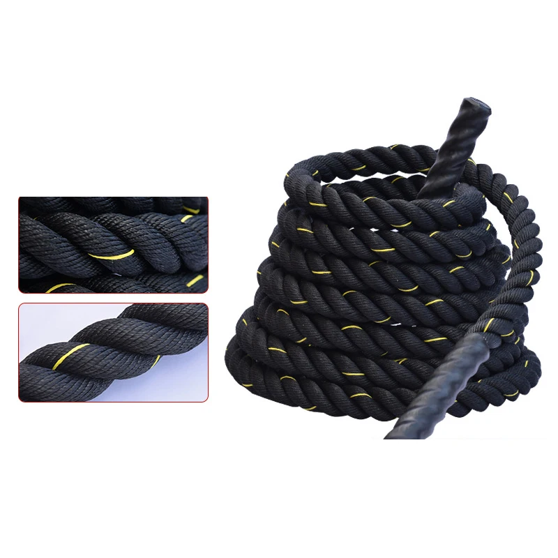 Wholesale High Quality Battle Rope Strength Training Battle Rope Heaving Rope For28mm 38mm 50mm