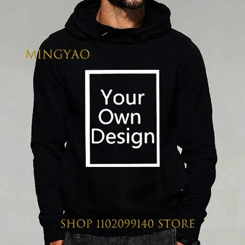 2024 Men's and Women's Hoodies DIY Your Favorite Photos or Logo Sweater Fashion  Customized