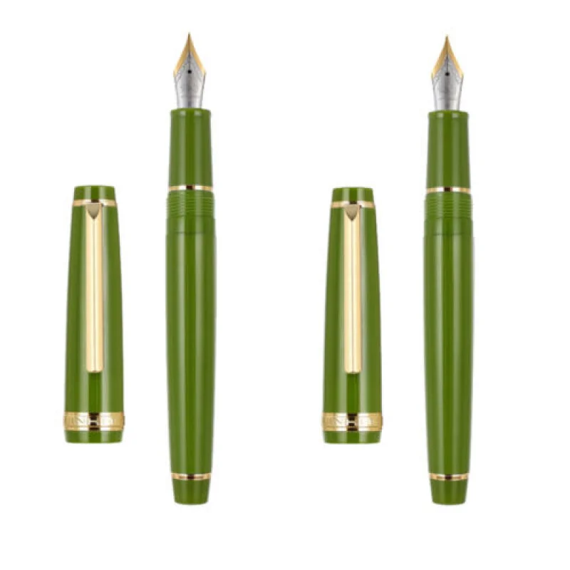 

A+ 2PCS Jinhao 82 Acrylic Fountain Pen with Converter, EF F M Nib Writing Pen
