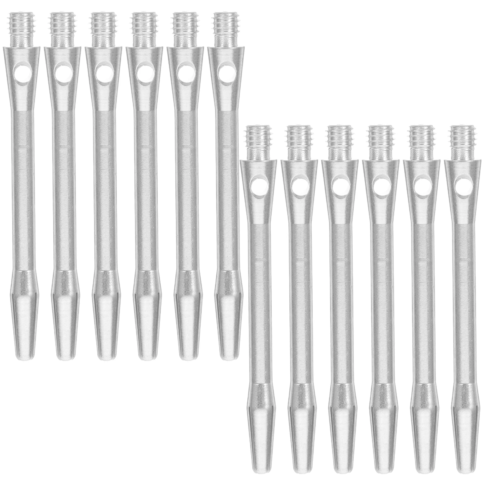 12 قطعة من أعمدة الخيط من سبائك الألومنيوم، بدائل عمود محمول خفيف الوزن للاستخدام في المنافسة في الألعاب الخارجية #5