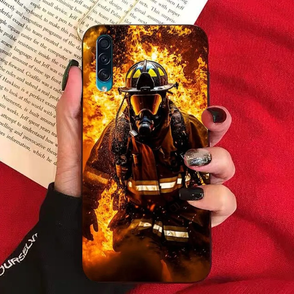 Firefighter Heroes Fireman Luxury Phone Case For Samsung A 10 11 12 13 20 21 22 30 31 32 40 51 52 53 70 71 72 73 91 13 Shell