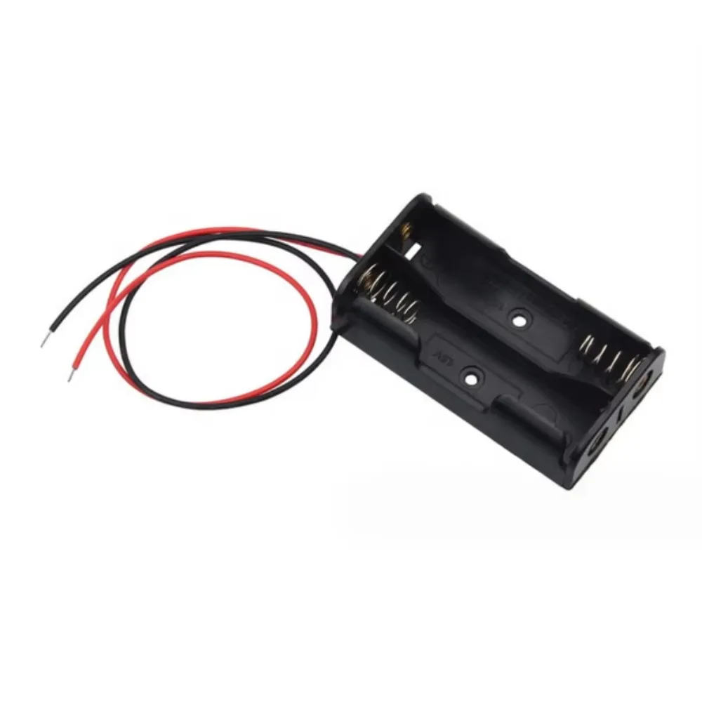 10 pçs/lote 18650 caixa de bateria 1 2 3 4 seções suporte de carregamento doca com fios grossos