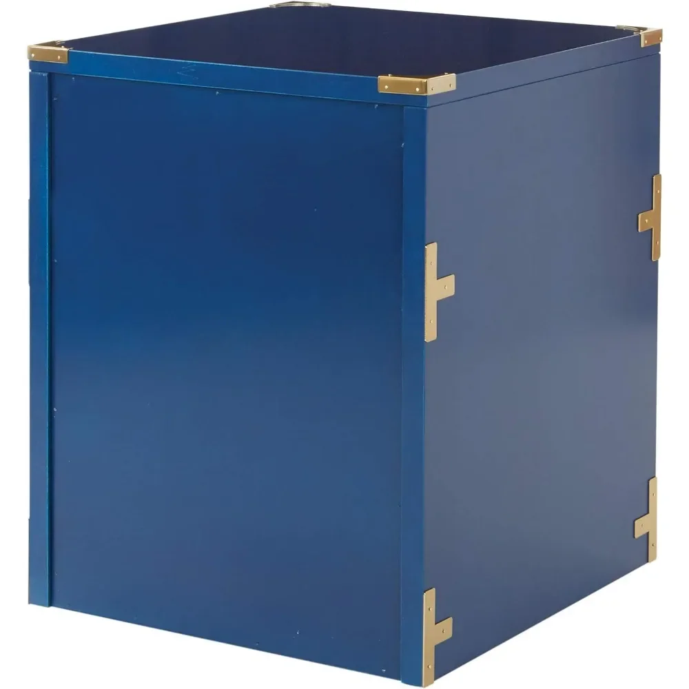 Home office 2 drawer file cabinet, 20.25 inches deep x 19.25 inches wide x 24 inches high lapis lazuli blue