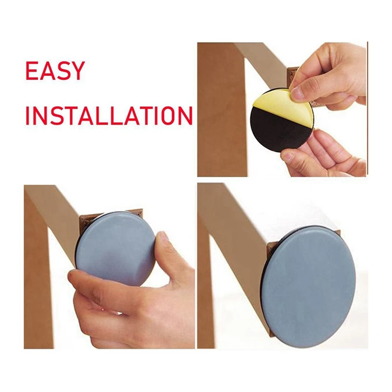 60PCS Appliance Sliders For Kitchen Self-Adhesive Small Kitchen Appliance Slider For Saving Kitchen Accessories