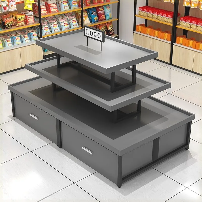 Supermarket Nakajima Display Cabinet Cosmetics Promotion Desk Shoe Display Stand Stationery Shelf Display Desk Maternal and Infa